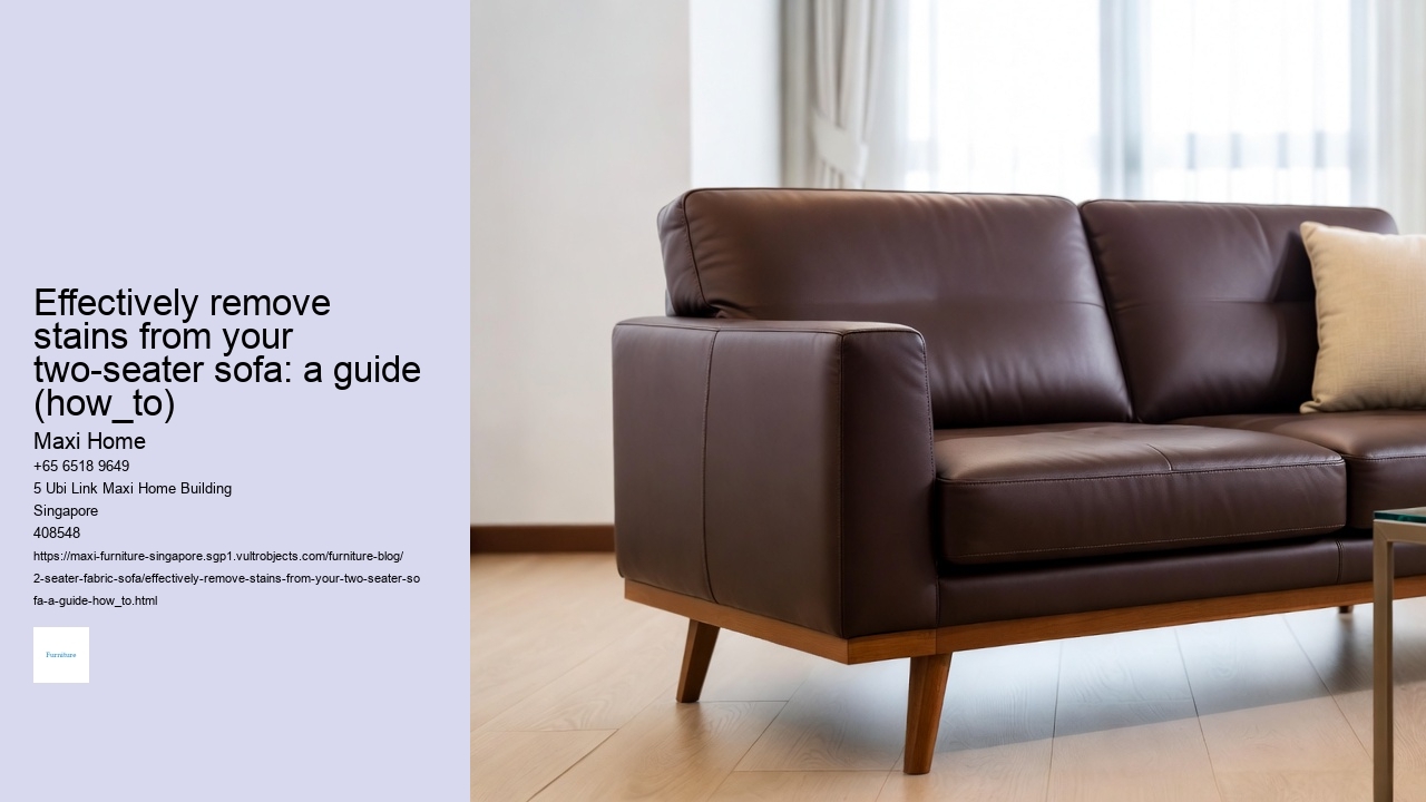 Effectively remove stains from your two-seater sofa: a guide (how_to) Maxi Home Effectively remove stains from your two-seater sofa: a guide (how_to)