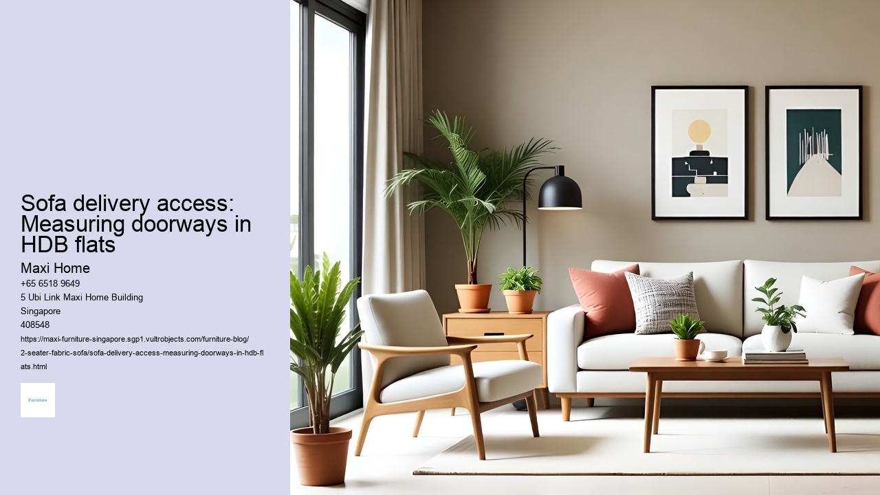 Sofa delivery access: Measuring doorways in HDB flats