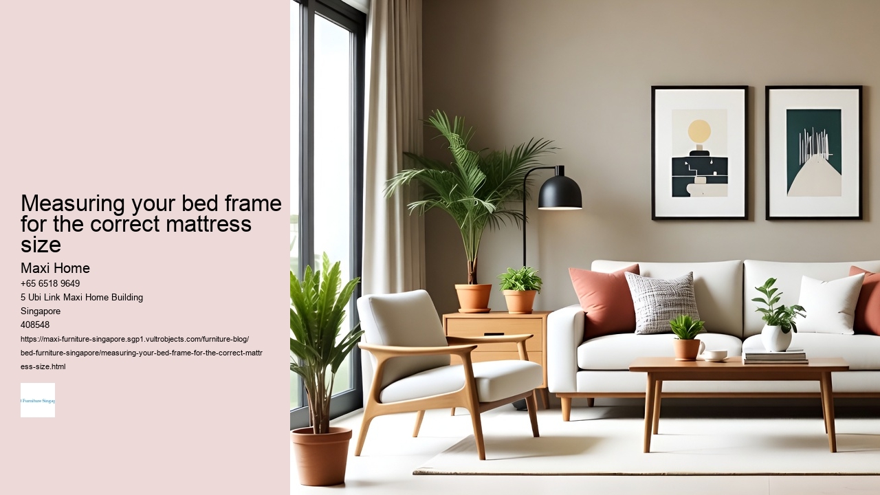 Measuring your bed frame for the correct mattress size Maxi Home Measuring your bed frame for the correct mattress size