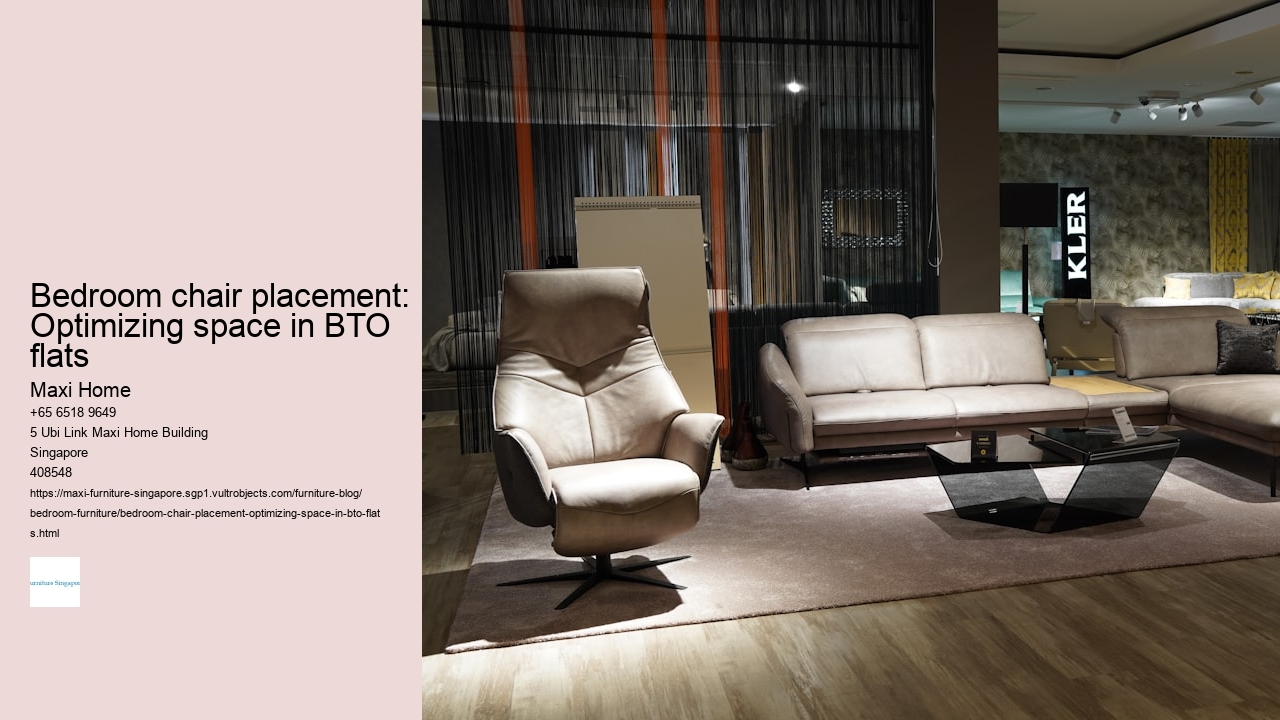 Bedroom chair placement: Optimizing space in BTO flats