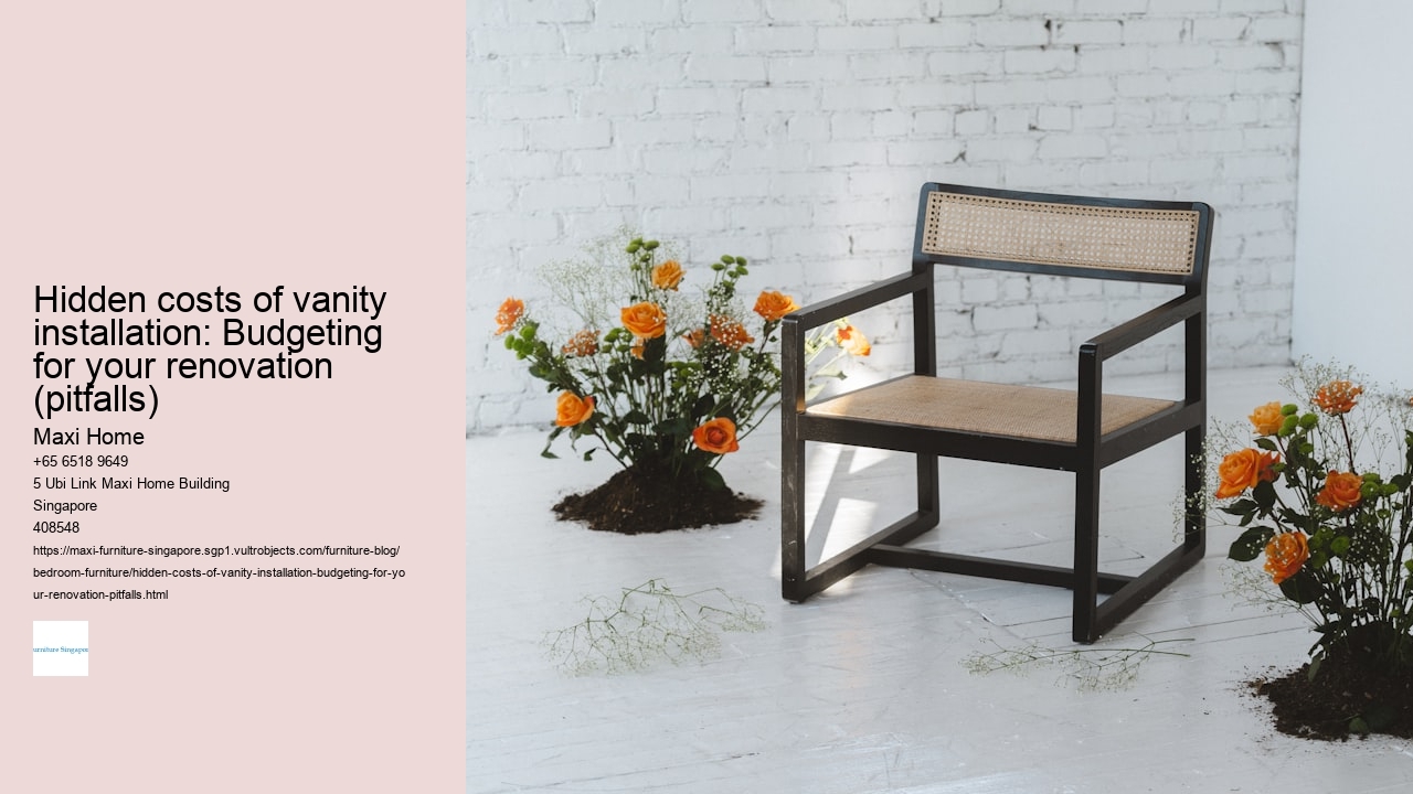 Hidden costs of vanity installation: Budgeting for your renovation (pitfalls)