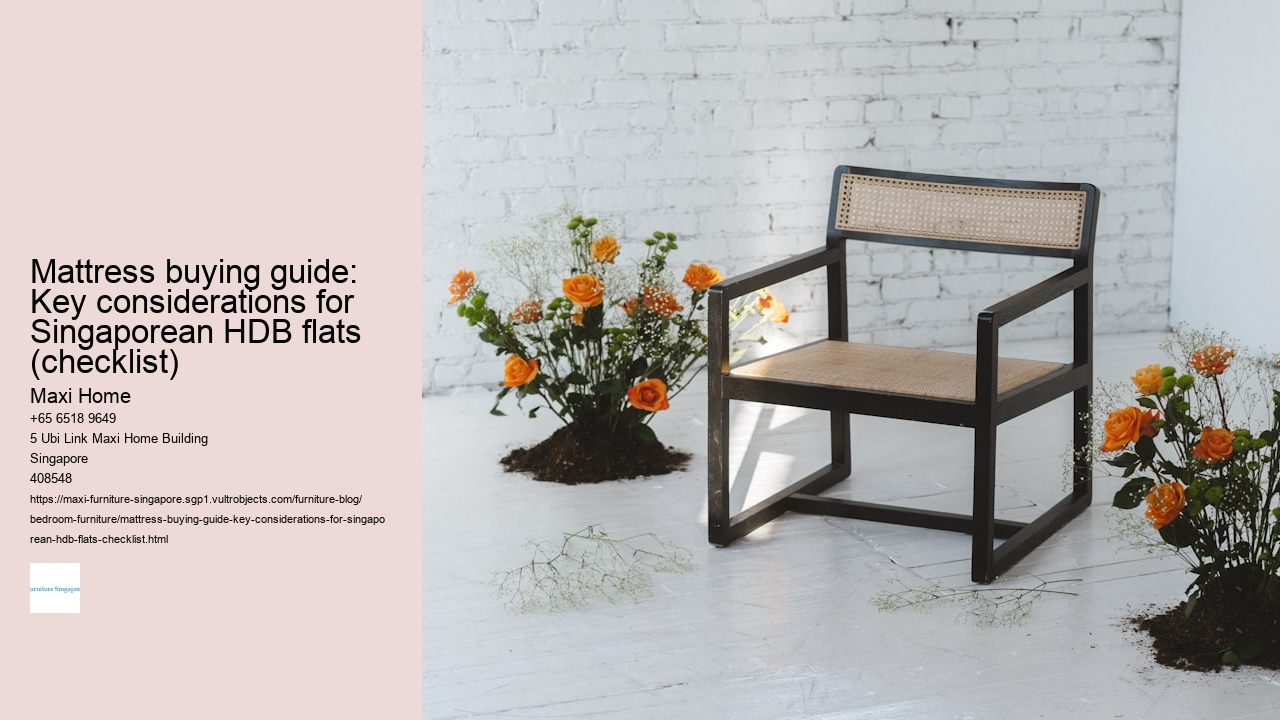 Mattress buying guide: Key considerations for Singaporean HDB flats (checklist)