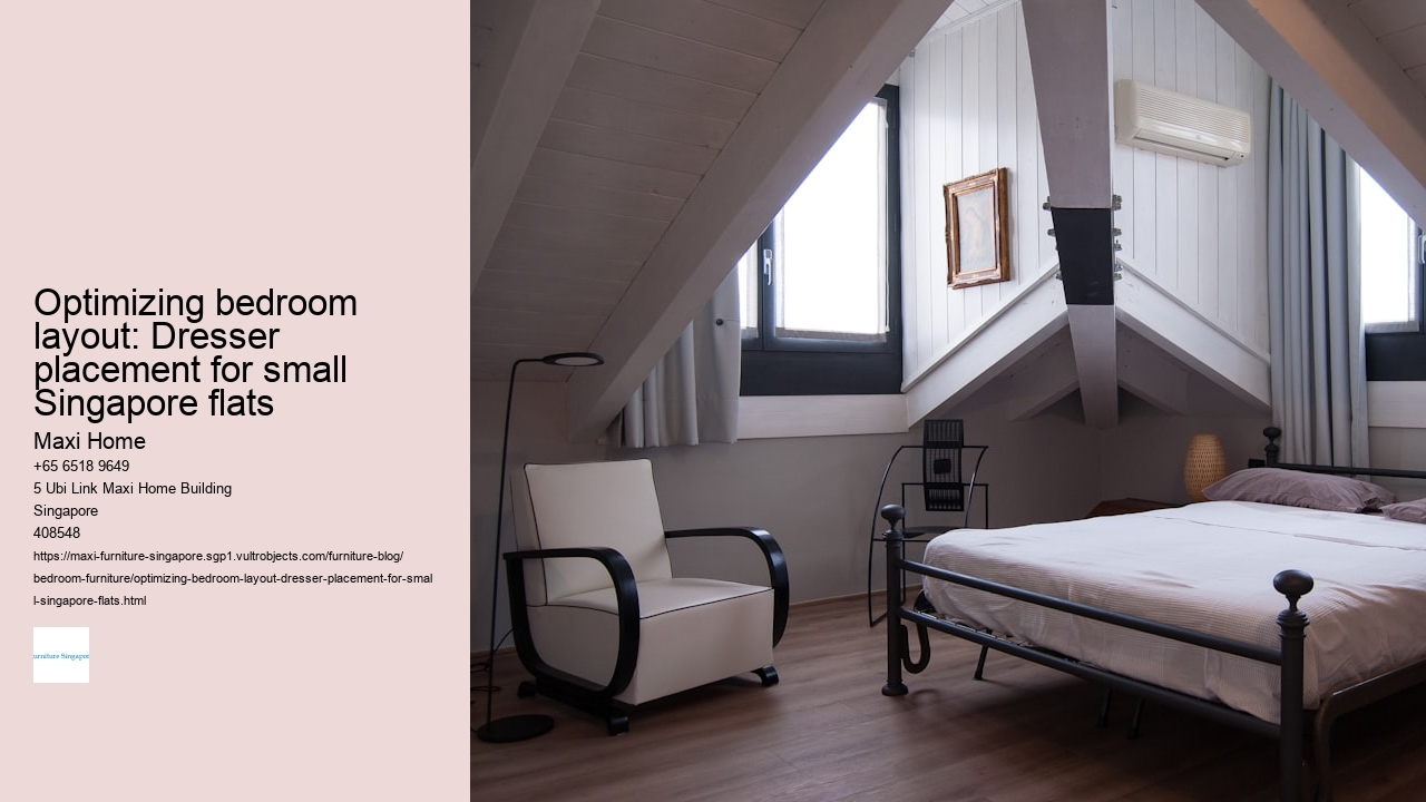 Optimizing bedroom layout: Dresser placement for small Singapore flats