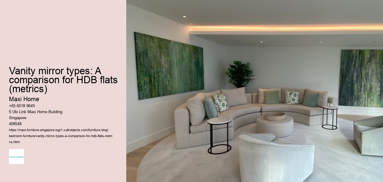 Vanity mirror types: A comparison for HDB flats (metrics)