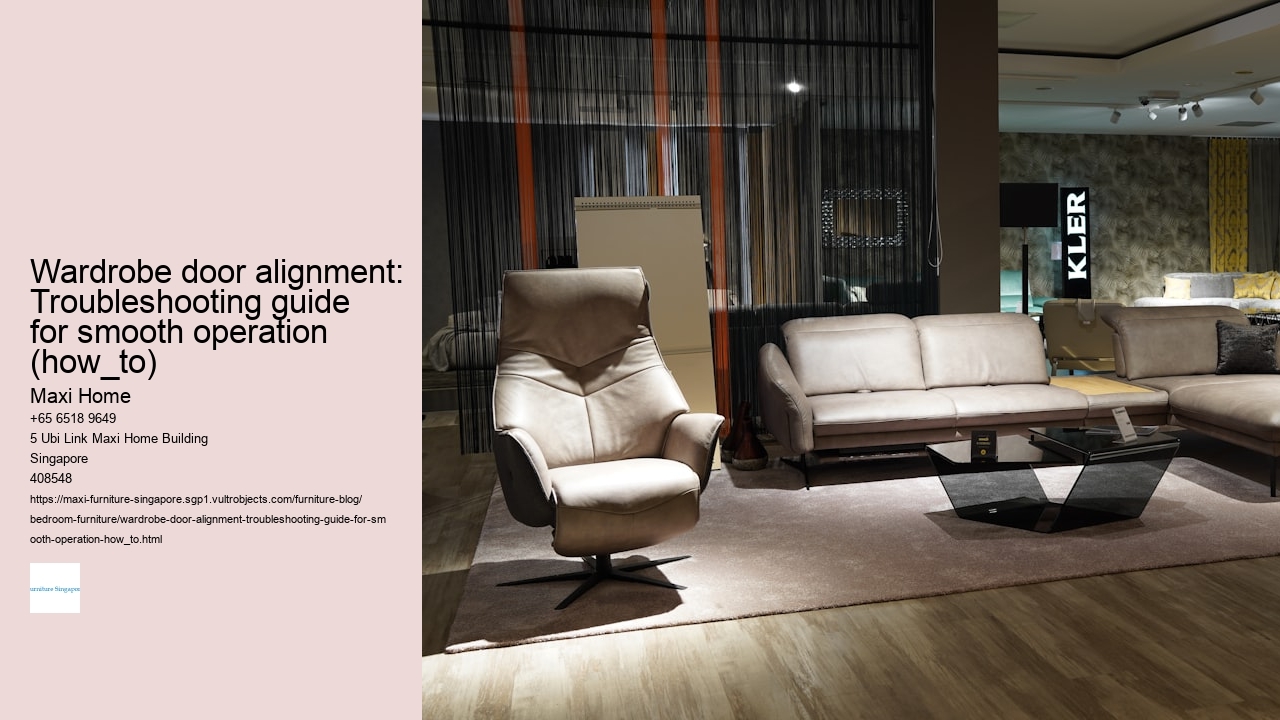 Wardrobe door alignment: Troubleshooting guide for smooth operation (how_to)