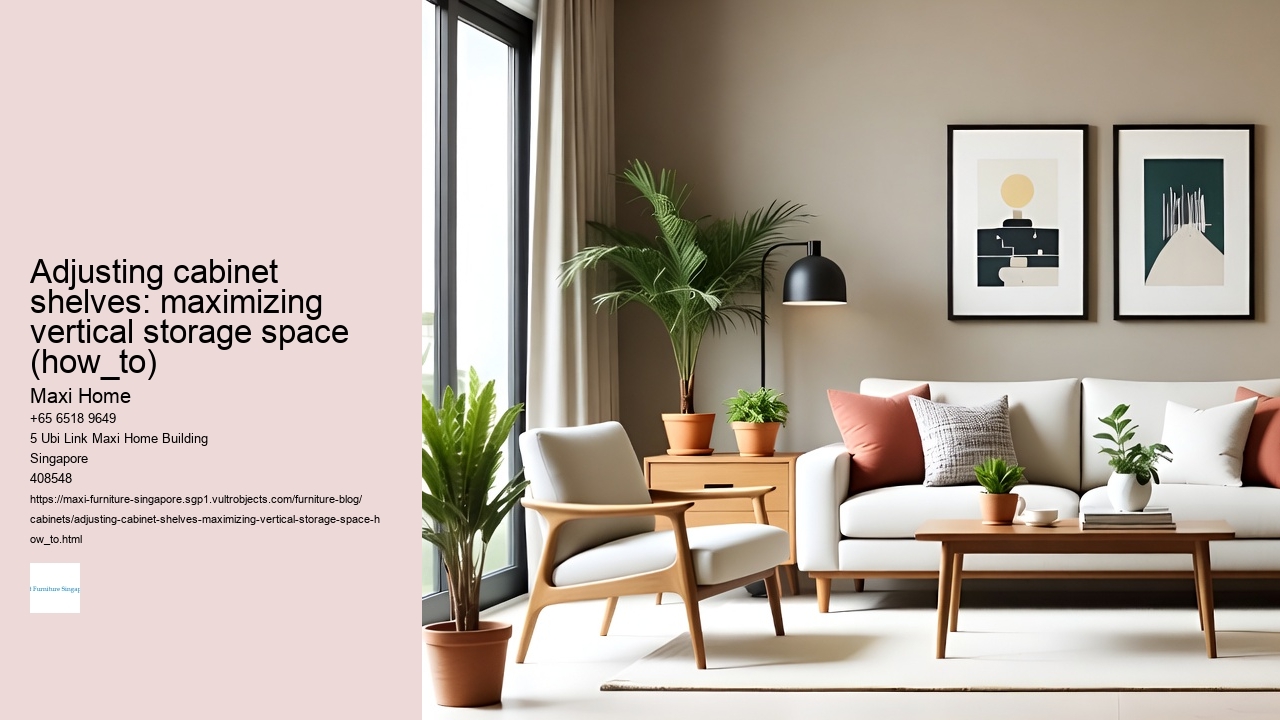 Adjusting cabinet shelves: maximizing vertical storage space (how_to)