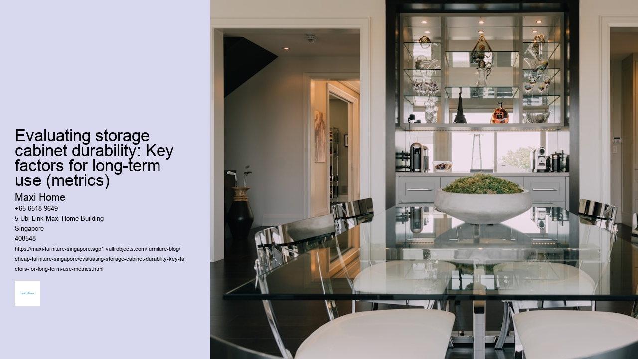 Evaluating storage cabinet durability: Key factors for long-term use (metrics)