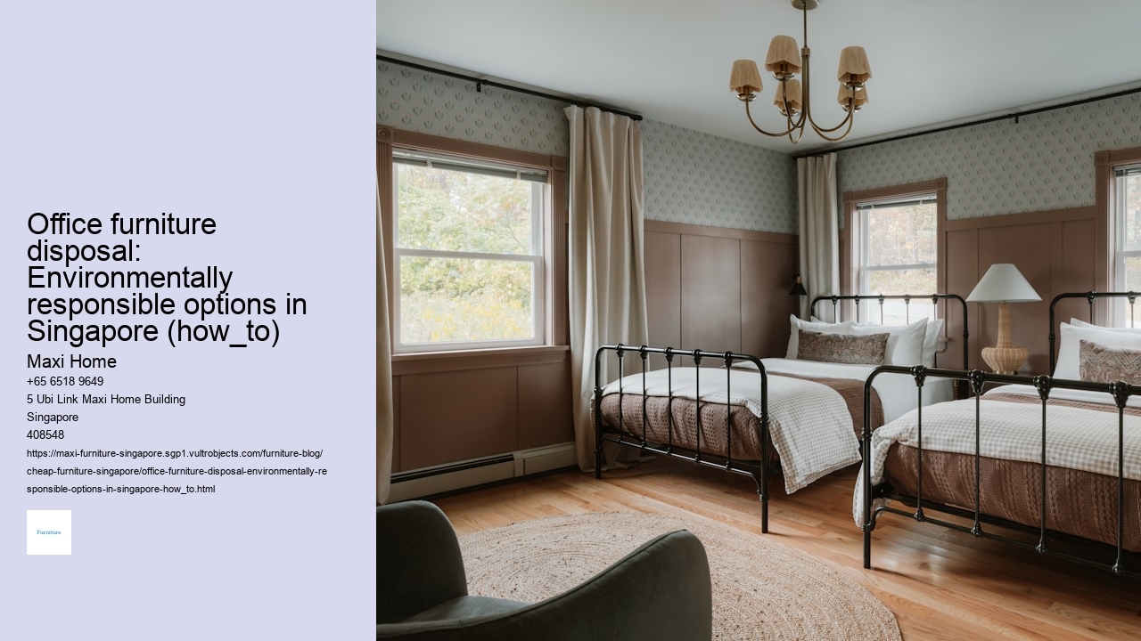 Office furniture disposal: Environmentally responsible options in Singapore (how_to)