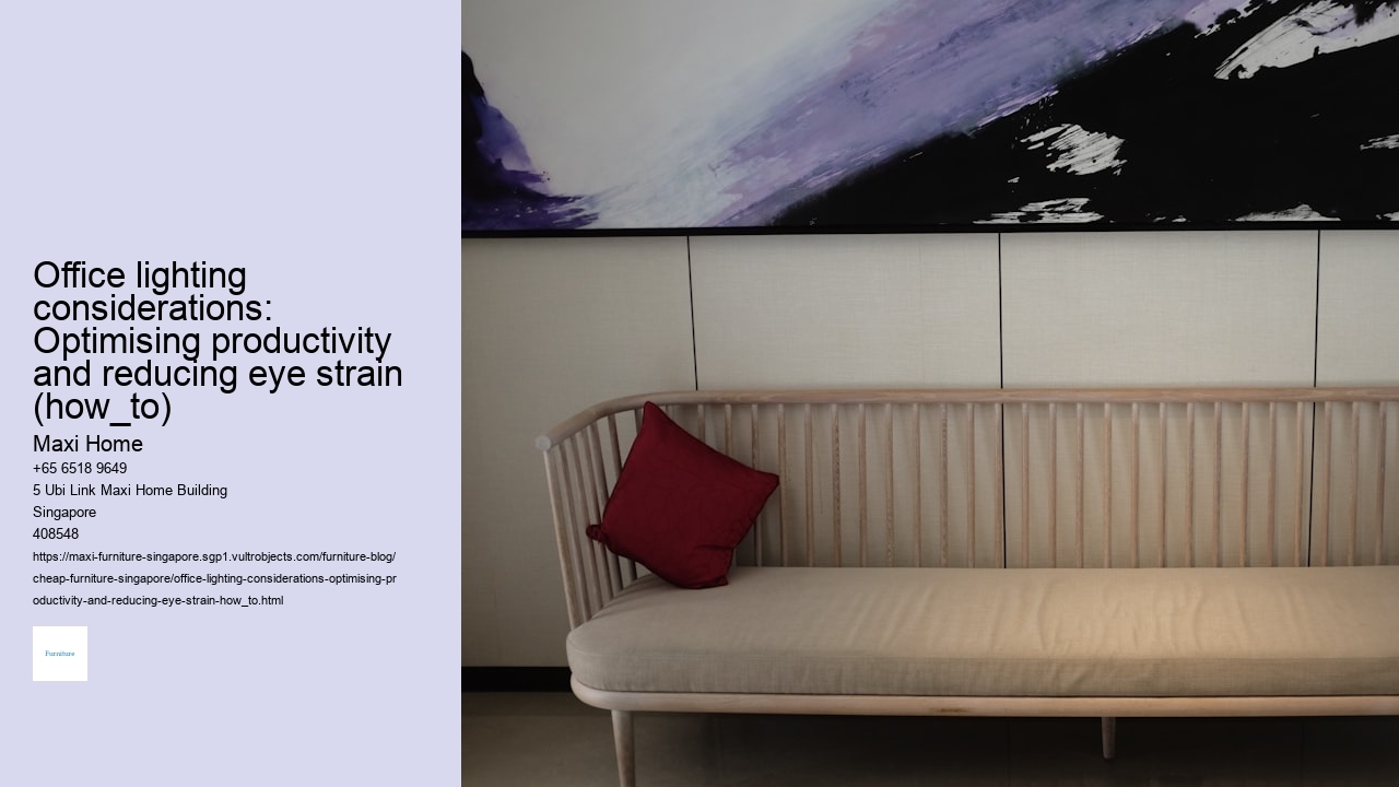 Office lighting considerations: Optimising productivity and reducing eye strain (how_to)