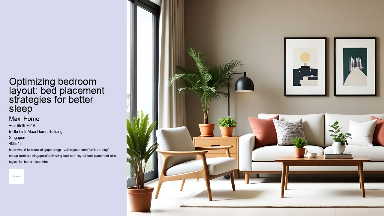 Optimizing bedroom layout: bed placement strategies for better sleep