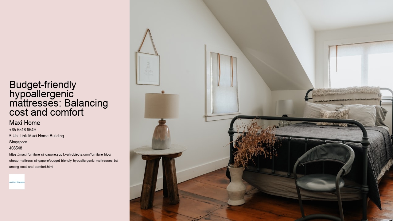 Budget-friendly hypoallergenic mattresses: Balancing cost and comfort