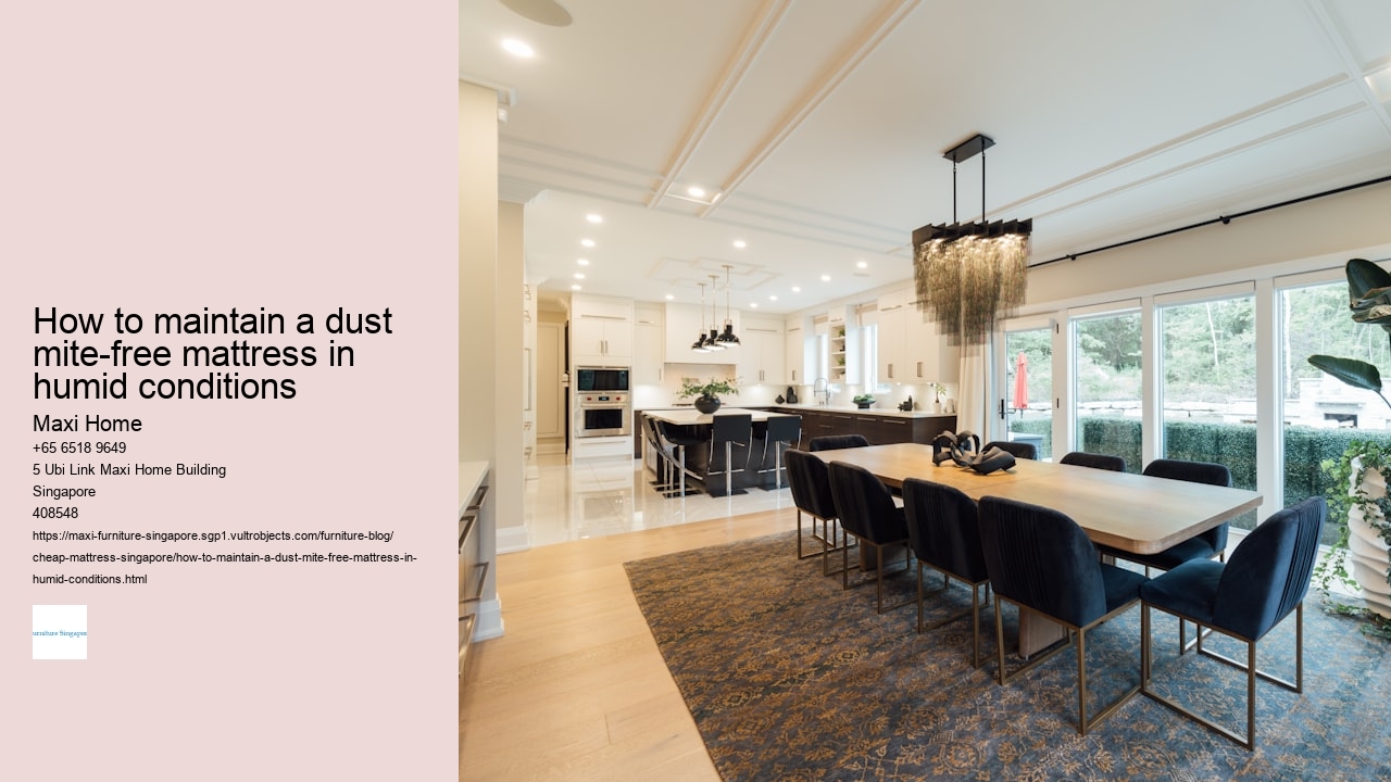 How to maintain a dust mite-free mattress in humid conditions