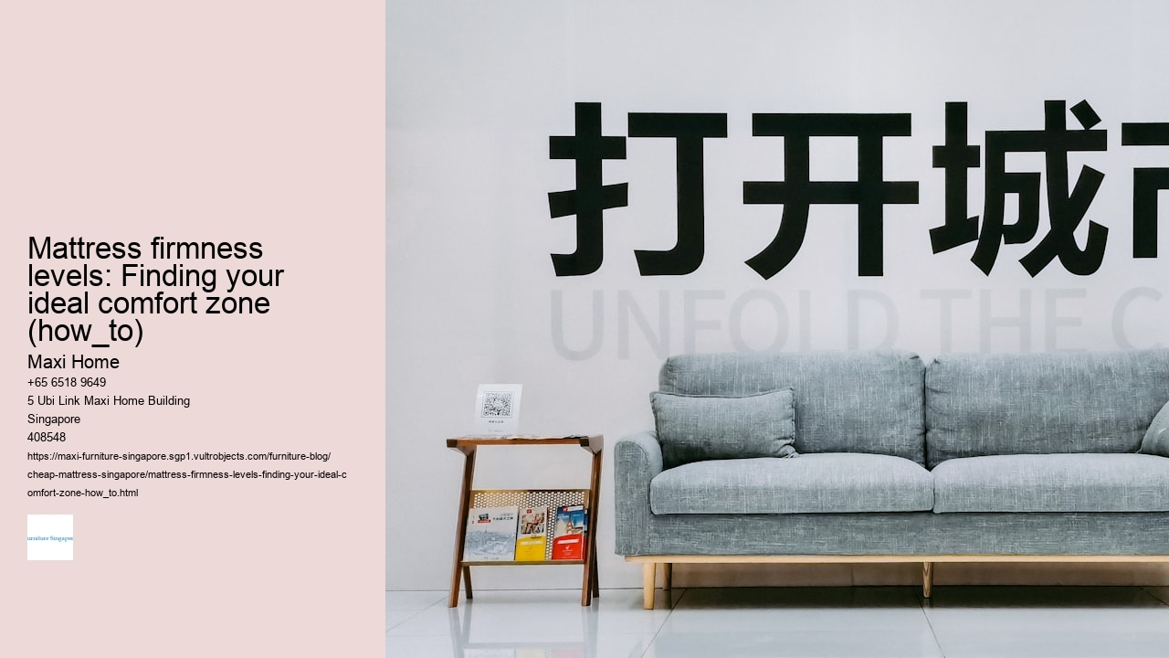 Mattress firmness levels: Finding your ideal comfort zone (how_to)