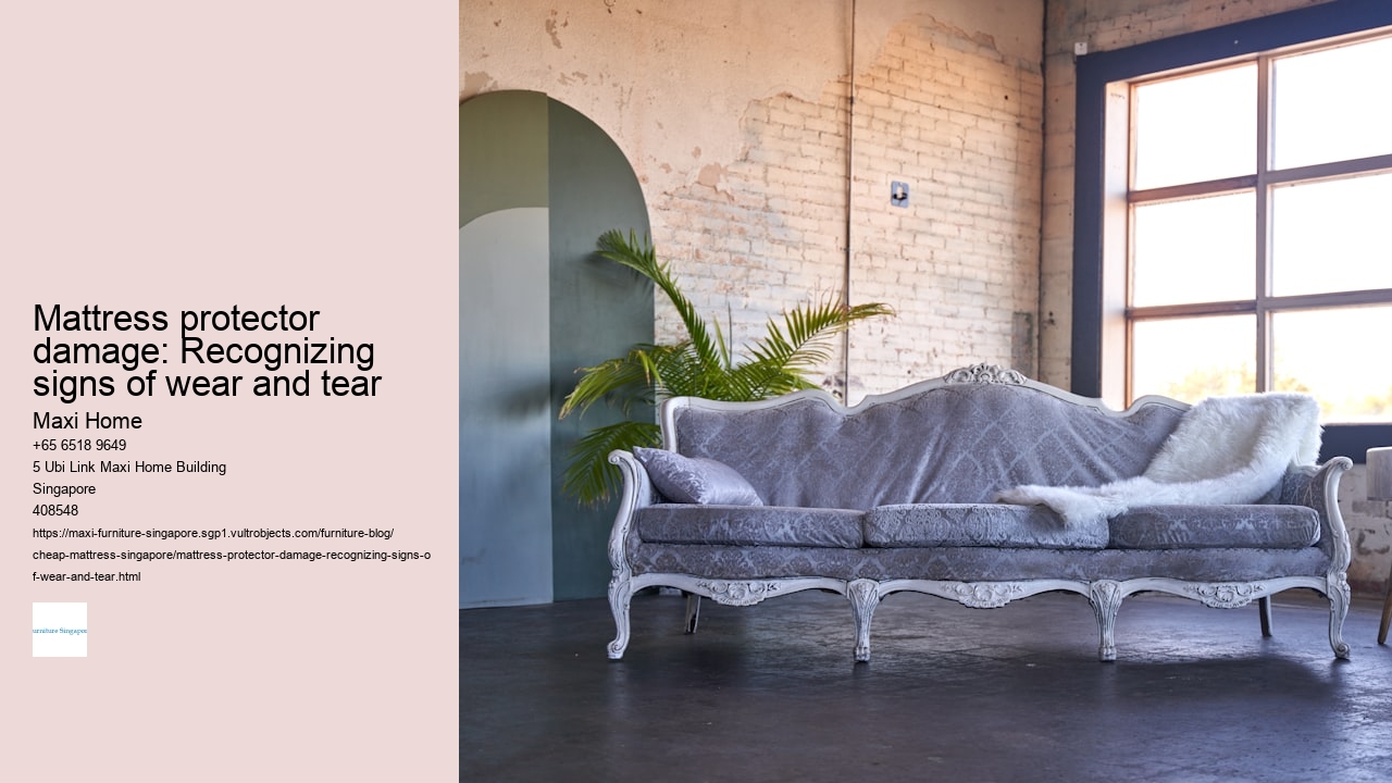 Mattress protector damage: Recognizing signs of wear and tear