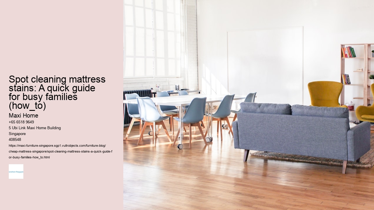 Spot cleaning mattress stains: A quick guide for busy families (how_to)