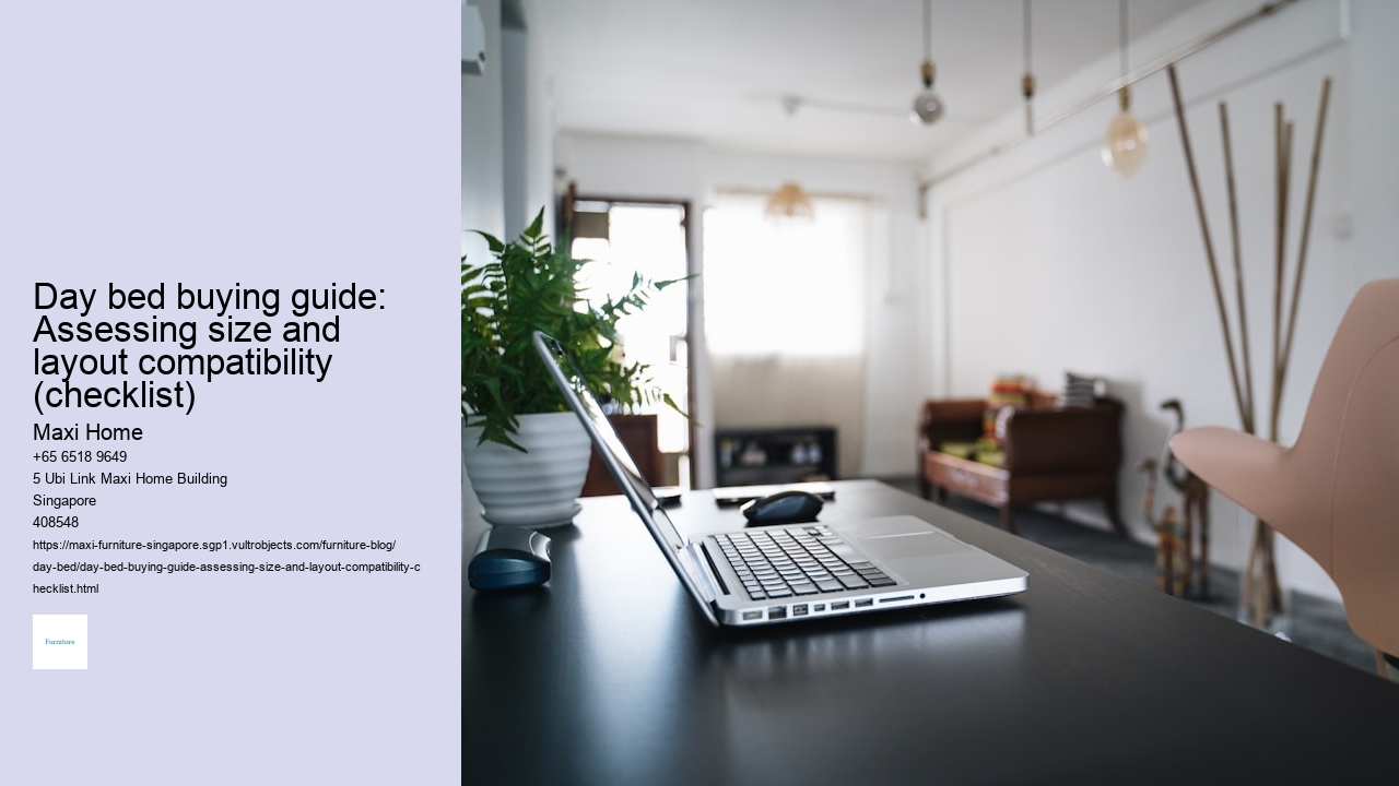 Day bed buying guide: Assessing size and layout compatibility (checklist)