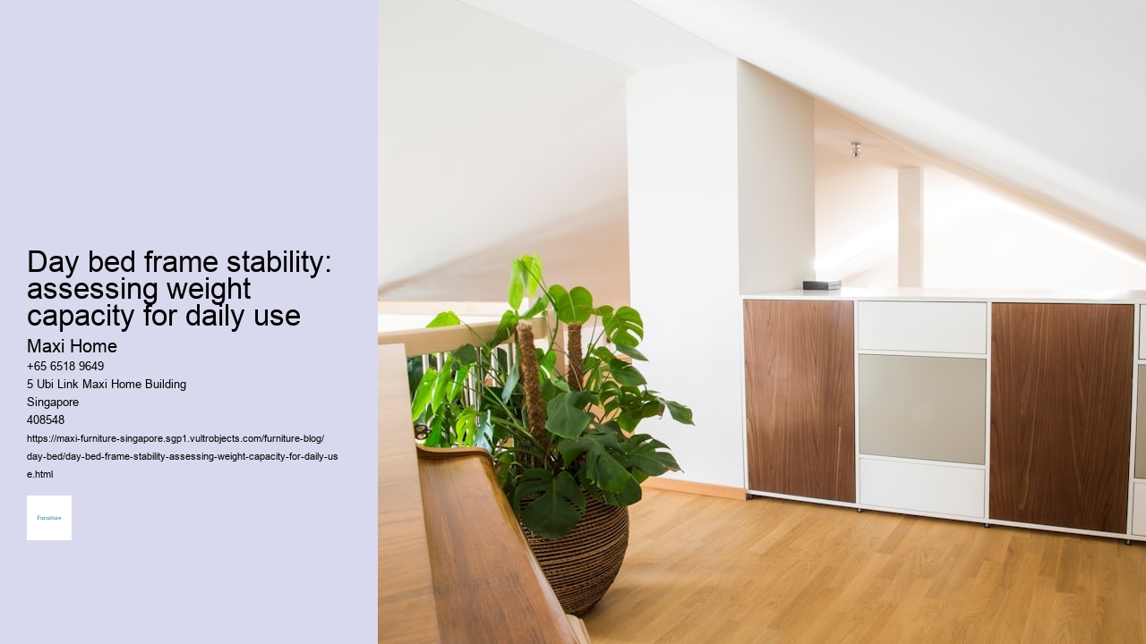 Day bed frame stability: assessing weight capacity for daily use Maxi Home Day bed frame stability: assessing weight capacity for daily use