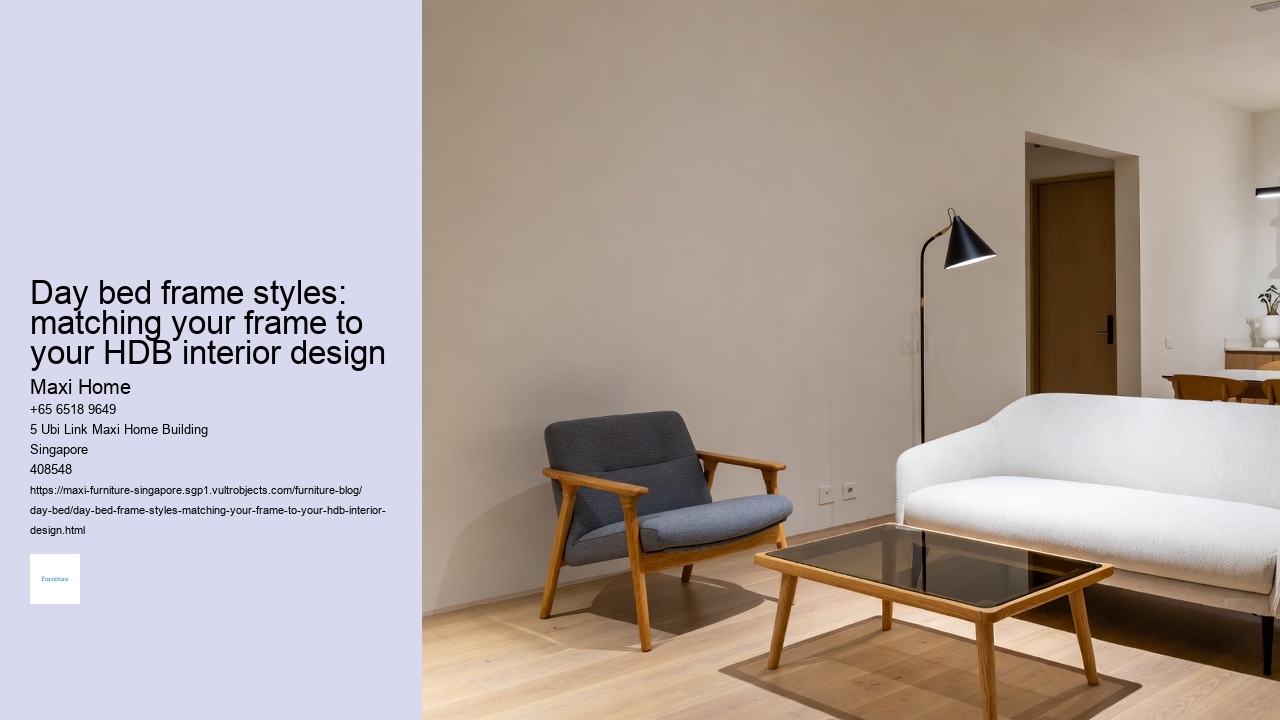 Day bed frame styles: matching your frame to your HDB interior design Maxi Home Day bed frame styles: matching your frame to your HDB interior design