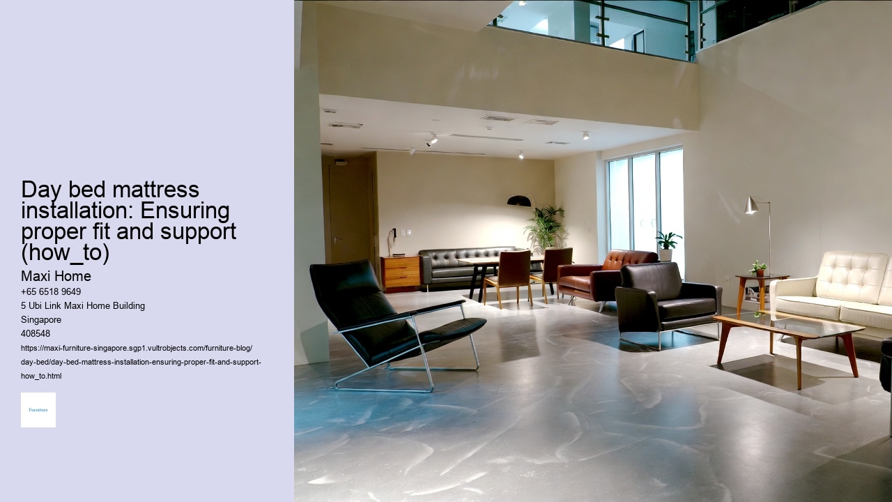 Day bed mattress installation: Ensuring proper fit and support (how_to)