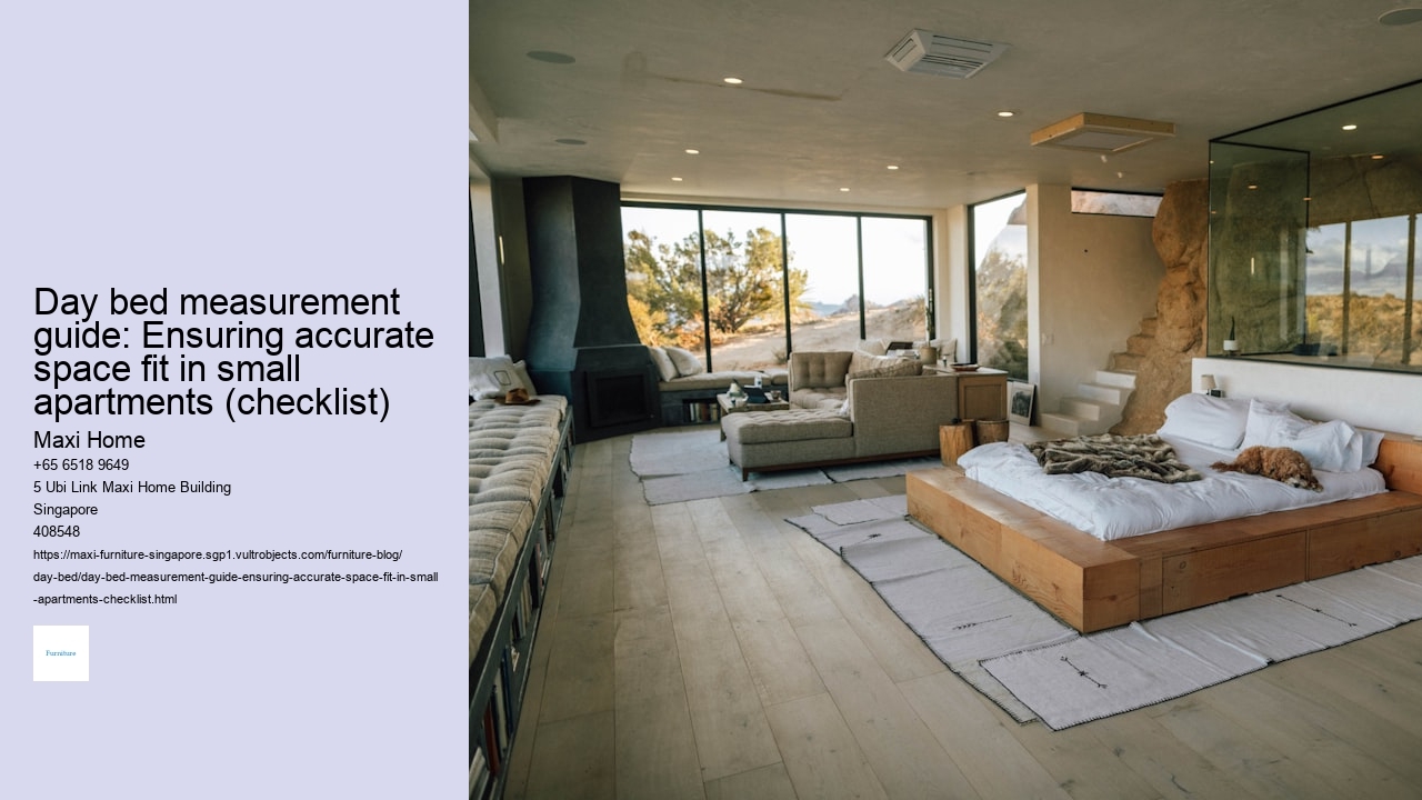 Day bed measurement guide: Ensuring accurate space fit in small apartments (checklist)