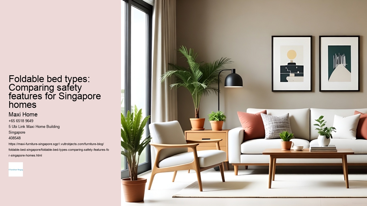 Foldable bed types: Comparing safety features for Singapore homes