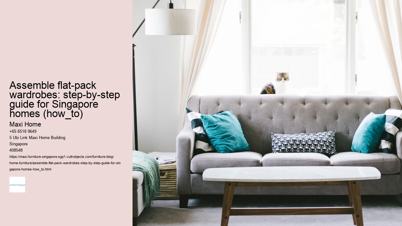 Assemble flat-pack wardrobes: step-by-step guide for Singapore homes (how_to)