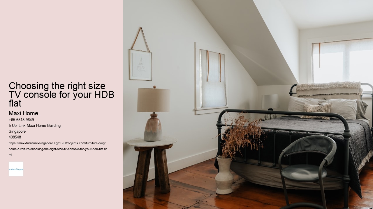 Choosing the right size TV console for your HDB flat Maxi Home Choosing the right size TV console for your HDB flat