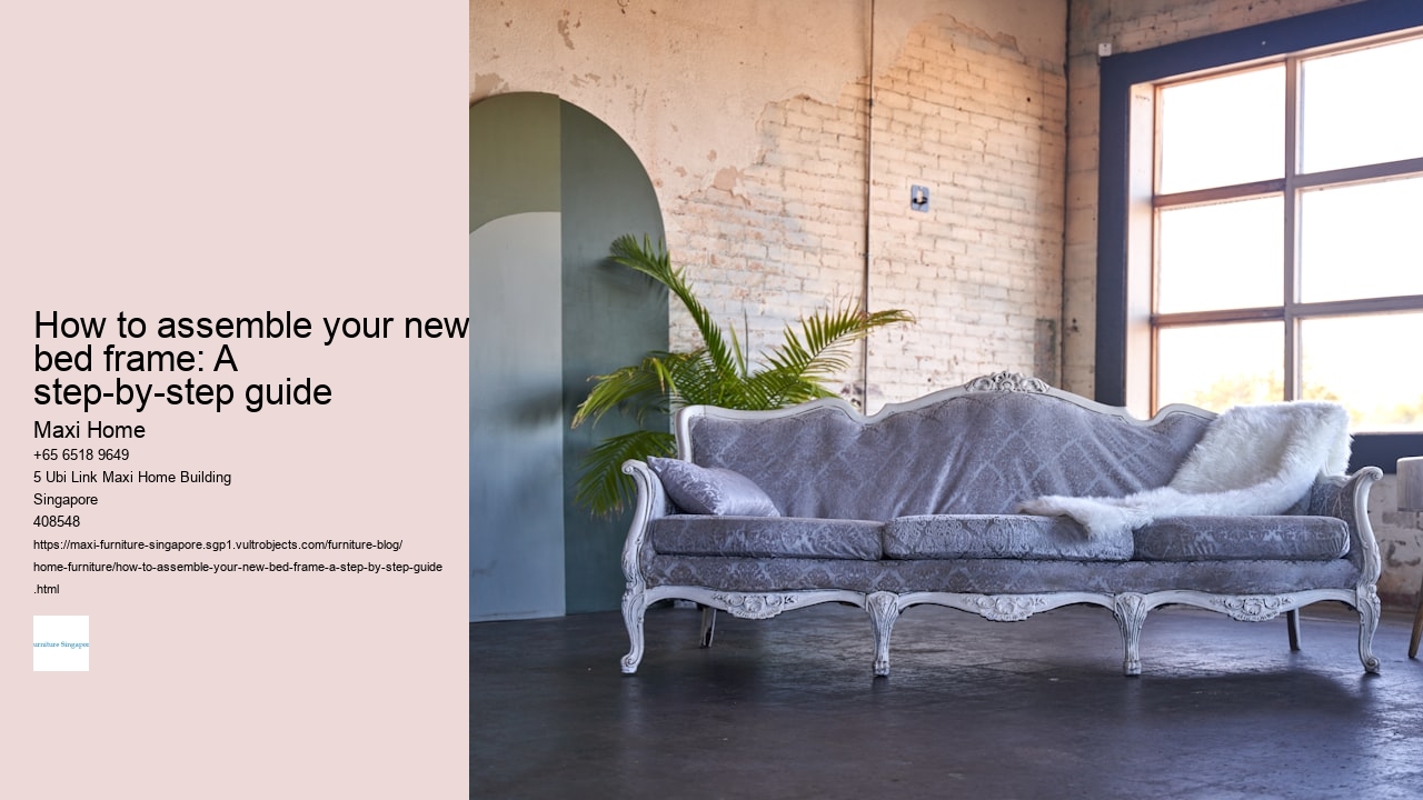 How to assemble your new bed frame: A step-by-step guide Maxi Home How to assemble your new bed frame: A step-by-step guide