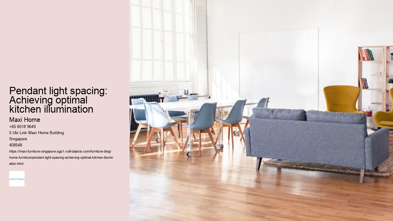 Pendant light spacing: Achieving optimal kitchen illumination Maxi Home Pendant light spacing: Achieving optimal kitchen illumination