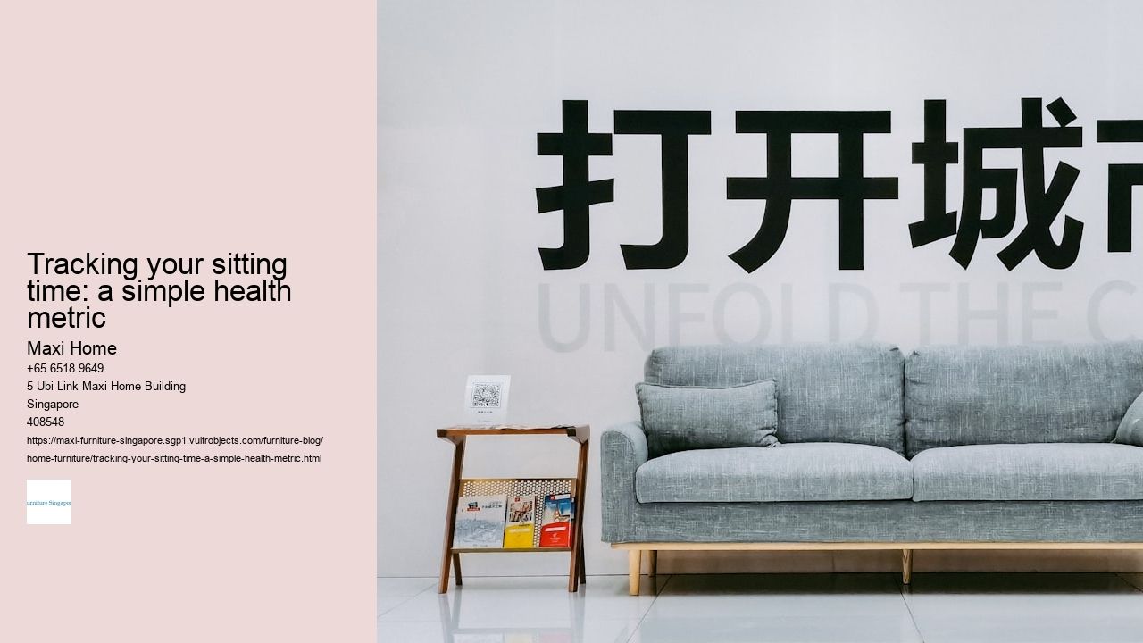 Tracking your sitting time: a simple health metric