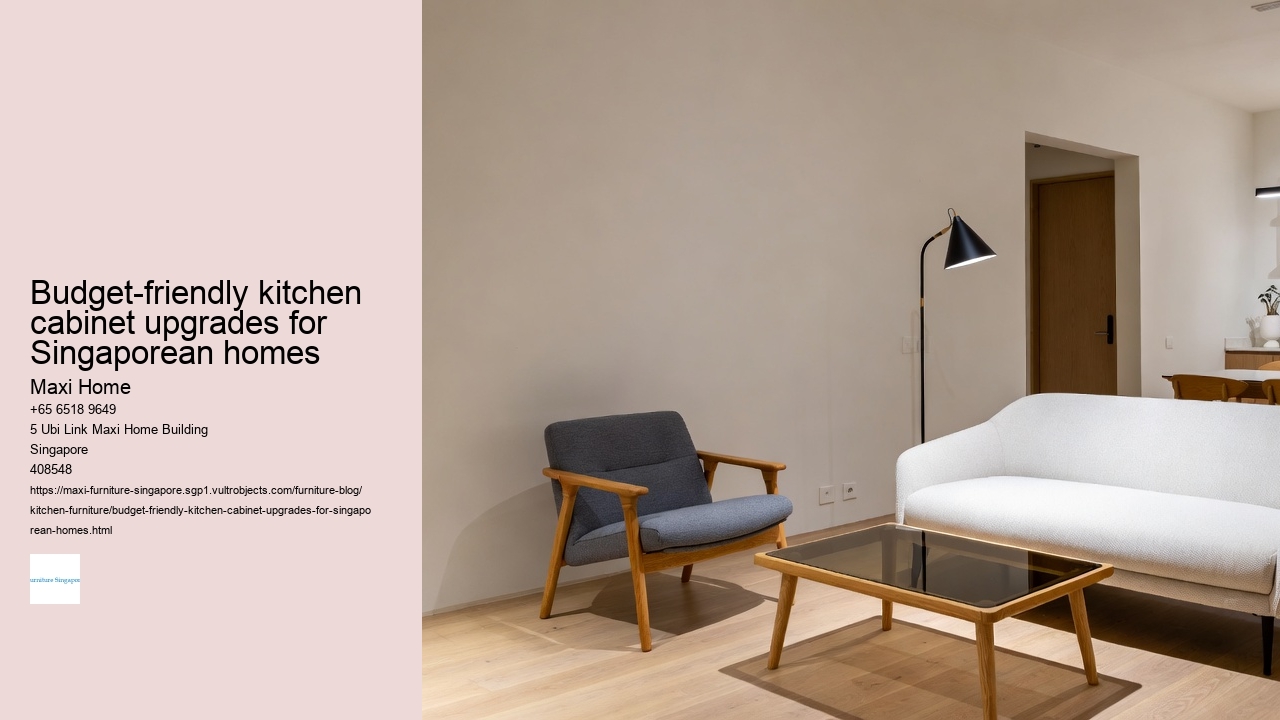 Budget-friendly kitchen cabinet upgrades for Singaporean homes