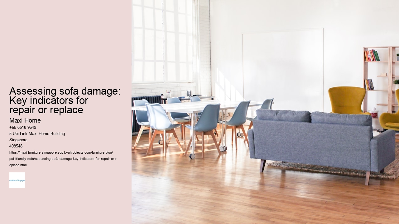 Assessing sofa damage: Key indicators for repair or replace