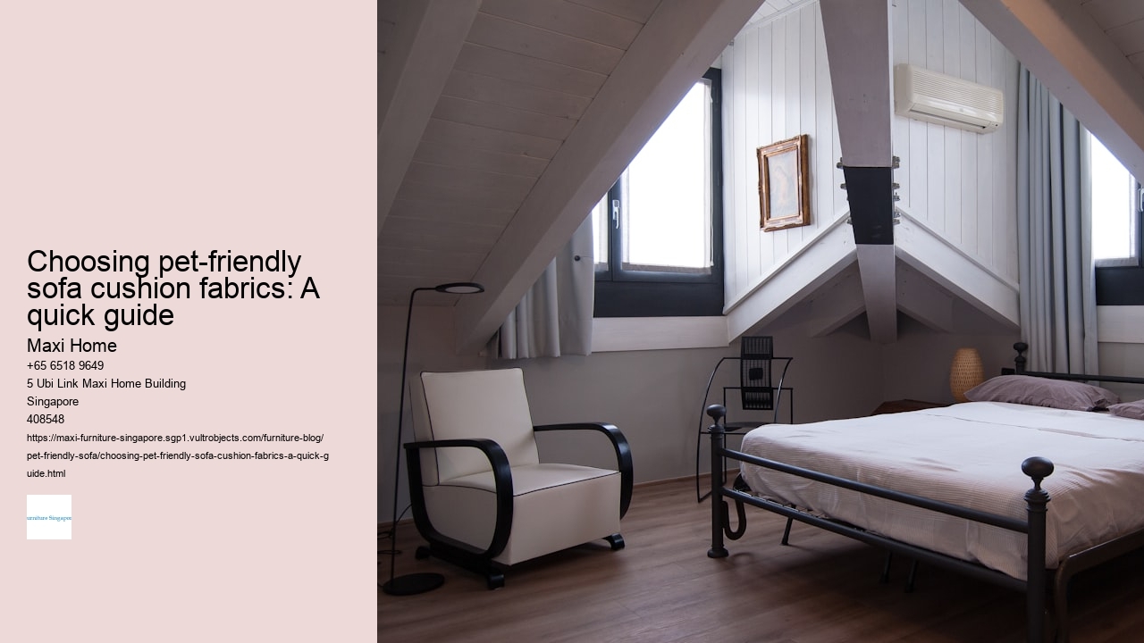 Choosing pet-friendly sofa cushion fabrics: A quick guide