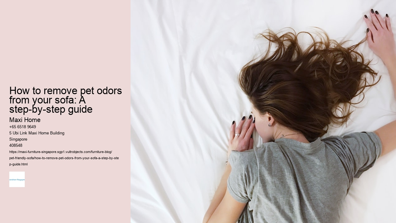 How to remove pet odors from your sofa: A step-by-step guide