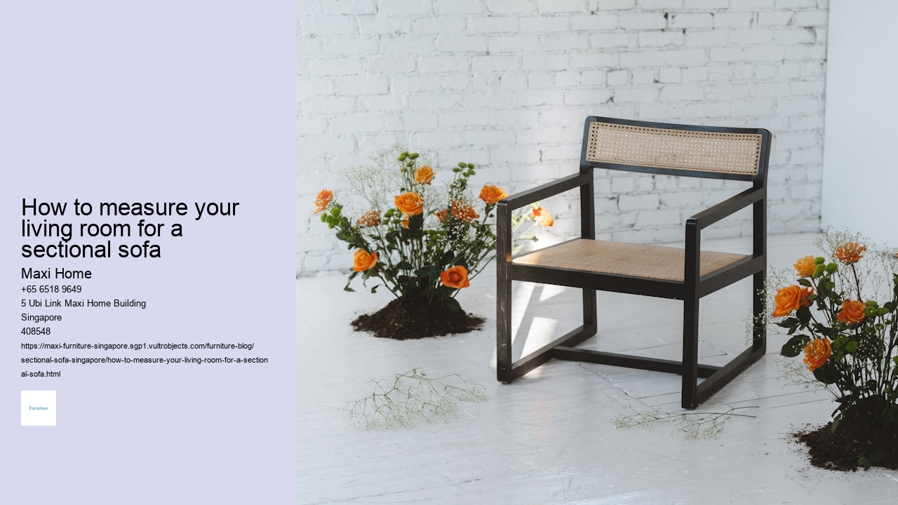 How to measure your living room for a sectional sofa