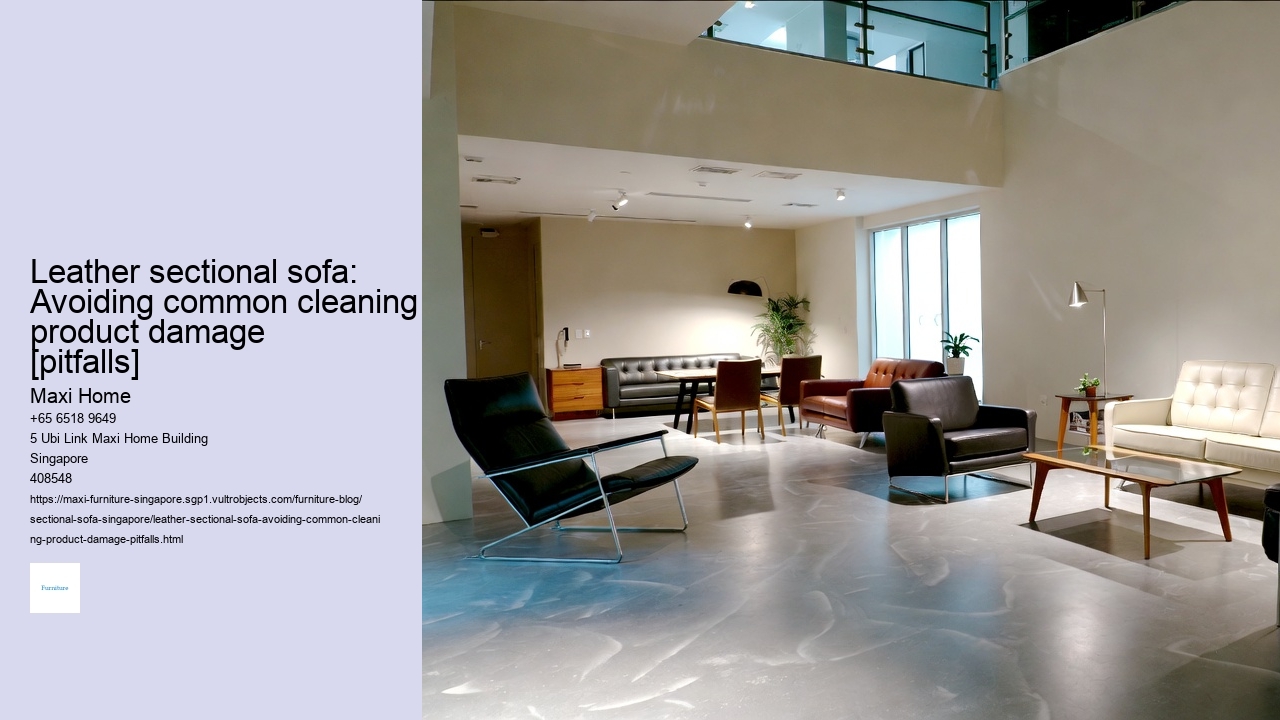 Leather sectional sofa: Checking for consistent color and texture [checklist]