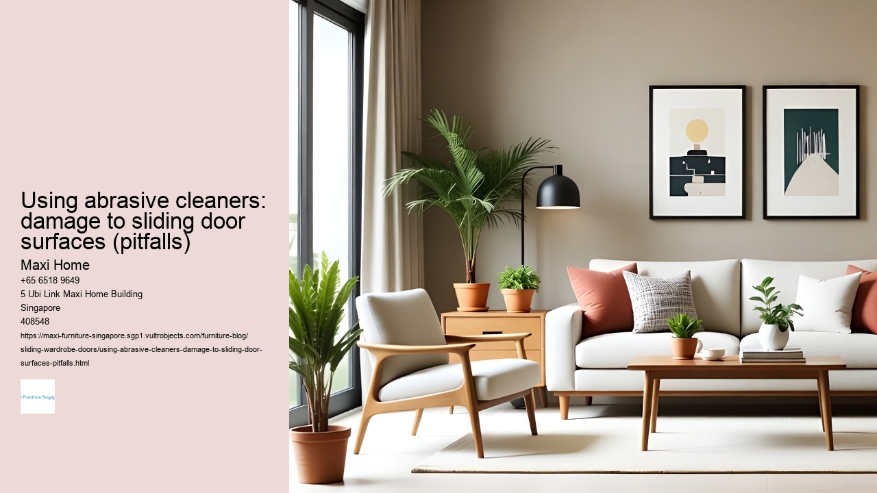 Using abrasive cleaners: damage to sliding door surfaces (pitfalls) Maxi Home Using abrasive cleaners: damage to sliding door surfaces (pitfalls)